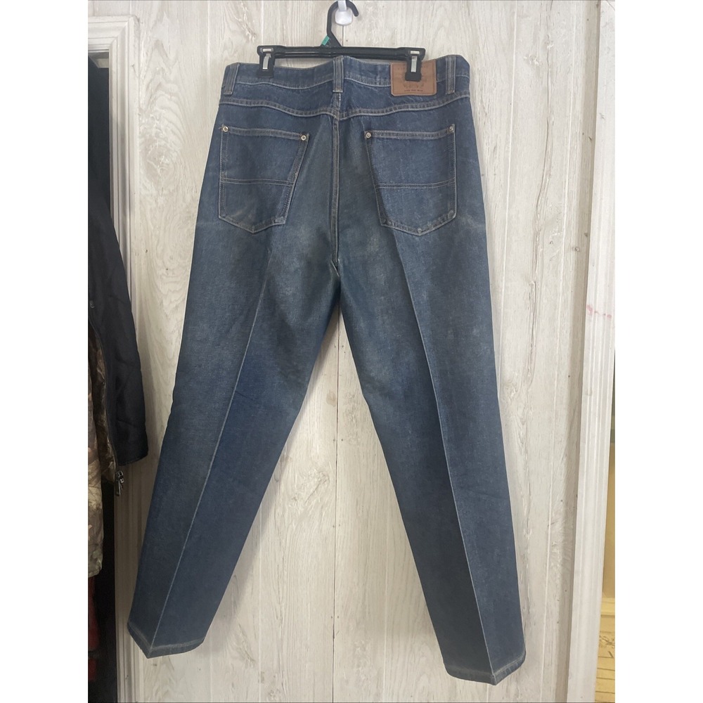 Y2k PJ Mark Mens Jeans Size 40x32 Blue Jean‎ Baggy Straight Leg 90's